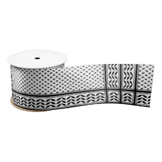 Keffiyeh-Symbol des palästinensischen Widerstandsm Satinband