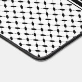 Keffiyeh-Symbol des palästinensischen Widerstandsm Schreibtischunterlage (Ecke)