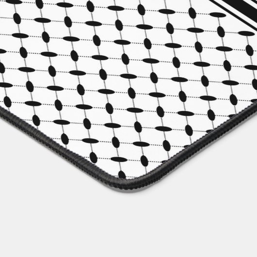 Keffiyeh-Symbol des palästinensischen Widerstandsm Schreibtischunterlage (Ecke)