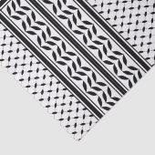 Keffiyeh-Symbol des palästinensischen Widerstandsm Seidenpapier (Detail)