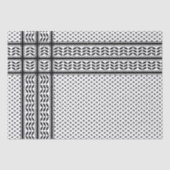 Keffiyeh-Symbol des palästinensischen Widerstandsm Seidenpapier (Vorderseite)