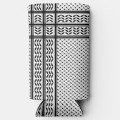 Keffiyeh-Symbol des palästinensischen Widerstandsm Selters Dosenkühler (Vorderseite)