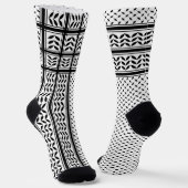 Keffiyeh-Symbol des palästinensischen Widerstandsm Socken (Gewinkelt)