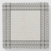 Keffiyeh-Symbol des palästinensischen Widerstandsm Steinuntersetzer (Vorderseite)