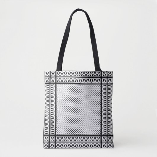 Keffiyeh-Symbol des palästinensischen Widerstandsm Tasche (Vorderseite)