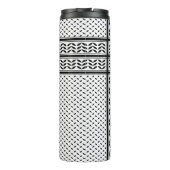 Keffiyeh-Symbol des palästinensischen Widerstandsm Thermosbecher (Rückseite)
