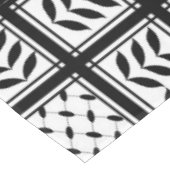 Keffiyeh-Symbol des palästinensischen Widerstandsm Tischdecke (Schrägansicht)
