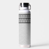 Keffiyeh-Symbol des palästinensischen Widerstandsm Trinkflasche (Rückseite)