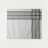 Keffiyeh-Symbol des palästinensischen Widerstandsm Wandteppich (Vorderseite (Horizontal))