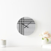 Keffiyeh Symbol of Palestine Resistance Pattern Runde Wanduhr (Zuhause)