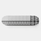 Keffiyeh Symbol of Palestine Resistance Pattern Skateboard (Horizontal)