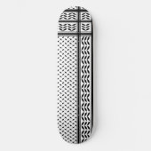Keffiyeh Symbol of Palestine Resistance Pattern Skateboard (Vorderseite)