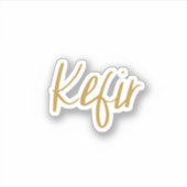 Kefir-Speichersticker Aufkleber (Vorderseite)