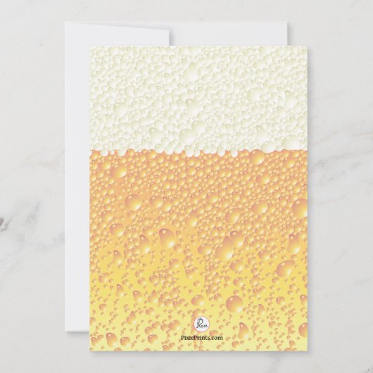 Keg-Party Einladung (Rückseite)