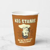 Keg Stands: Lernen Sie keine Uni Pappbecher (Rückseite)