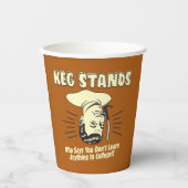 Keg Stands: Lernen Sie keine Uni Pappbecher (Vorderseite)