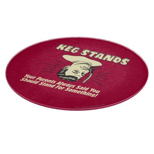 Keg steht: Eltern stehen da etwas Schneidebrett (Ecke)