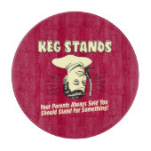 Keg steht: Eltern stehen da etwas Schneidebrett (Vorderseite)