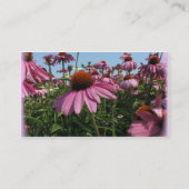 Kegel-Blumen-Geschäfts-Karte Visitenkarte (Rückseite)