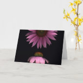 Kegel-Blumen Karte (Gelbe Blume)