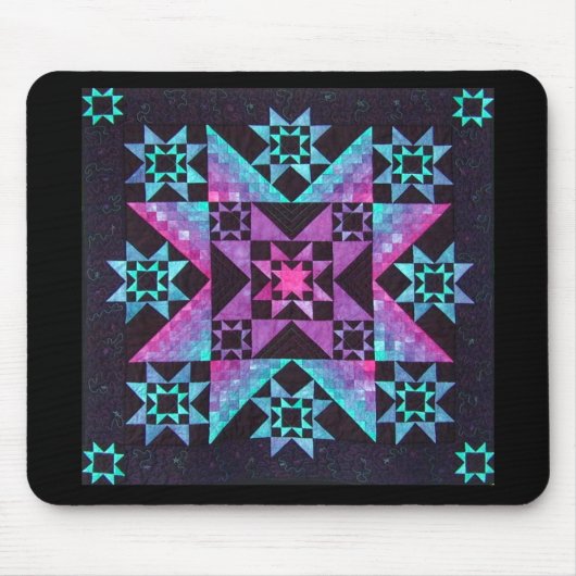 Kegel-Blumen-Mausunterlage Mousepad (Vorne)