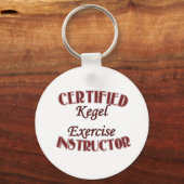 Kegel Excercise Instructor Schlüsselanhänger (Vorderseite)