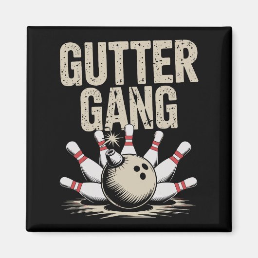 Kegel-Gang-Bowling 1 Magnet (Vorne)