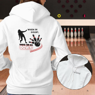 Kegel-Mannschafts-Hoodie "Knock 'em All Down" Hoodie