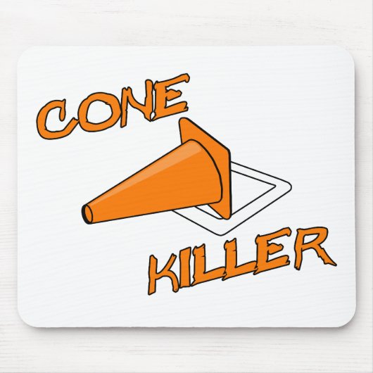 Kegel-Mörder Mousepad (Vorne)