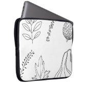 Kegelblattquetschung Laptopschutzhülle (Vorne Rechts)