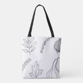 Kegelblattquetschung Tasche (Rückseite)