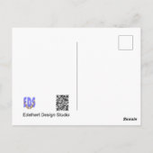 Kegelblumen-Kunden-Text Gute-Besserung-Grußkarte Postkarte (Rückseite)