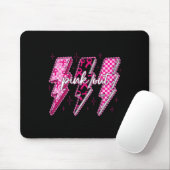 Kegelförmige Blitzleuchte mit rosa Ausbruch des Br Mousepad (Mit Mouse)