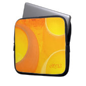 Kegelförmige Keramik-Töpfe, die sich von weißem, h Laptopschutzhülle (Vorderseite Links)