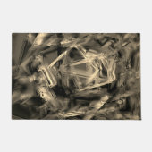 Kegelförmige Quadrate mit "falschen Pinselstrichen Fußmatte (Vorderseite)