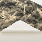 Kegelförmige Quadrate mit "falschen Pinselstrichen Sherpadecke (3/4)