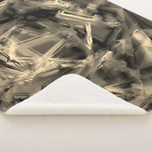 Kegelförmige Quadrate mit "falschen Pinselstrichen Sherpadecke (3/4)