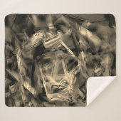 Kegelförmige Quadrate mit "falschen Pinselstrichen Sherpadecke (Vorderseite (Horizontal))