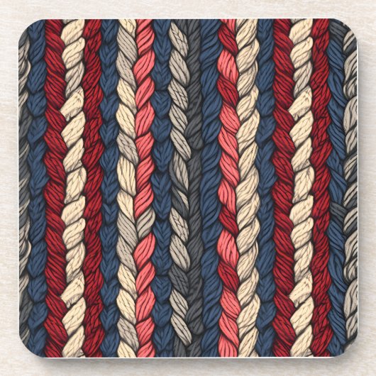 Kegelgarn Getränkeuntersetzer (Vorderseite)