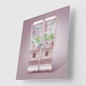 Kegelmaschine Quadratische Wanduhr (Winkel)