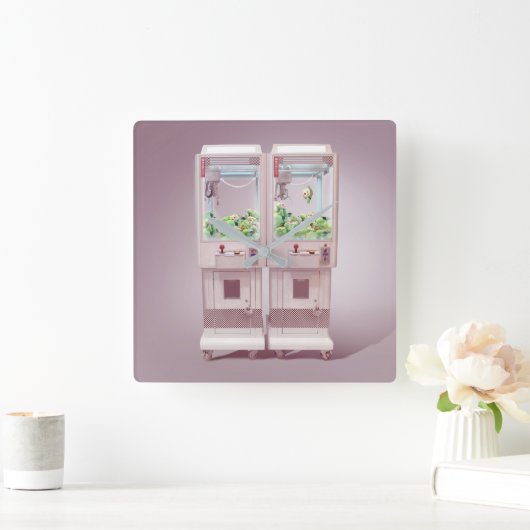 Kegelmaschine Quadratische Wanduhr (Zuhause)