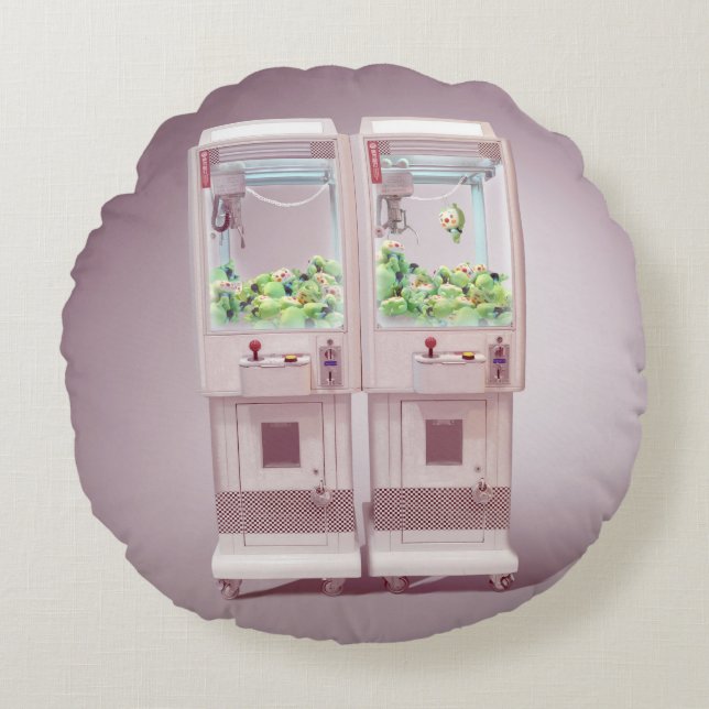 Kegelmaschine Rundes Kissen (Vorderseite)