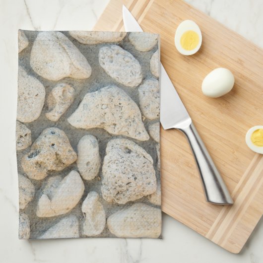 Kegelmuster Geschirrtuch (Viertel Falte)