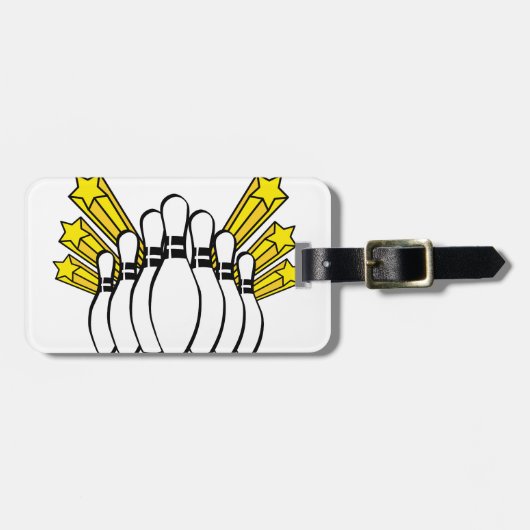 Kegelpins Gepäckanhänger (Vorderseite horizontal)