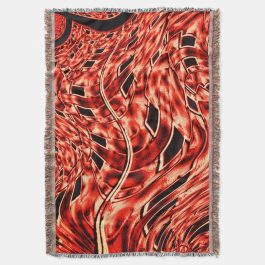 Kegelquadrate in Korallen oder Braunen gespiegelt Decke (Vorderseite Vertikal)