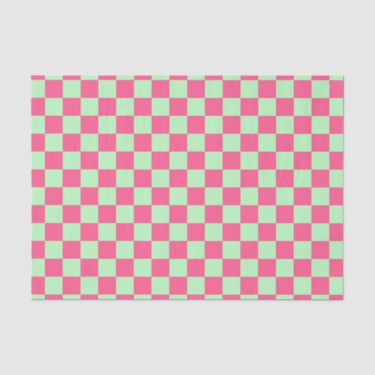 Kegelrosa und weich grün seidenpapier (Vorderseite)