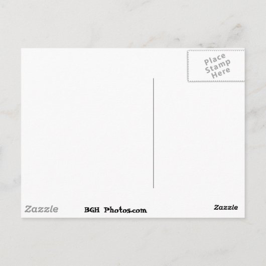 Kegeltür Postkarte (Rückseite)