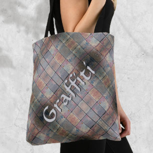 Kegelziegel Urban Grunge Personalisiert Tasche