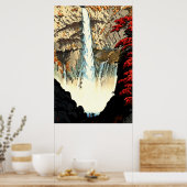 Kegon Wasserfall bei Nikko Kasamatsu Shiro 1952 Poster (Küche)