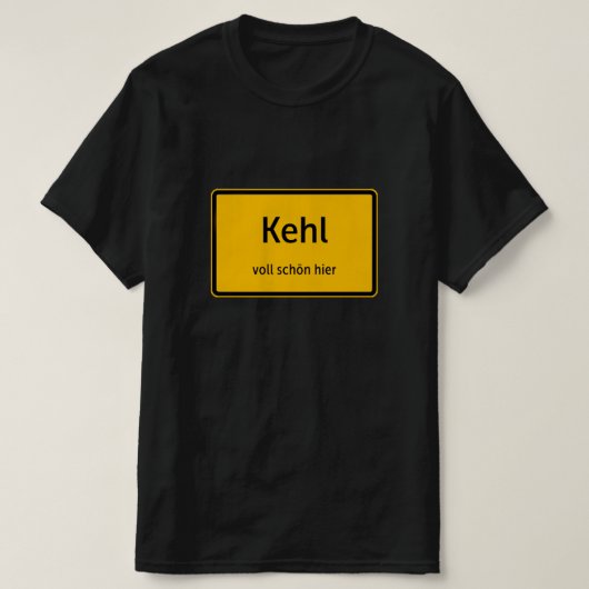 Kehl Herren Männer T-Shirt Tshirt Shirt (Design vorne)